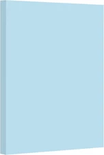 Blue Pastel Color Card Stock Paper, 67Lb Cover Medium Weight Cardstock, for Arts