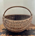 Antique, Primitive Medium Size Buttock Basket — photo 6