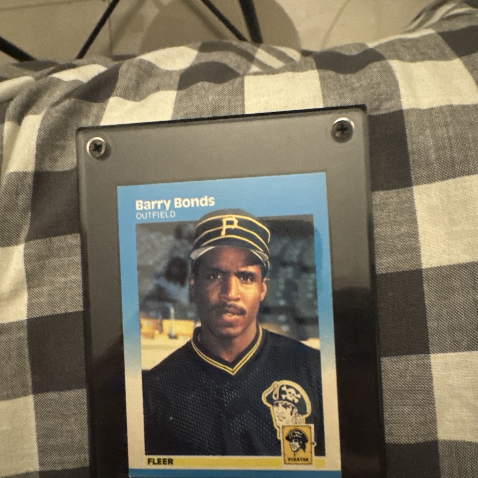 1987 Fleer Glossy #604 BARRY BONDS Rookie Card RC PSA 9 Mint Quantity Available