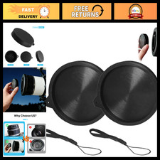 2PCS 45mm Microscope Lens Cover - Eyepiece Cap for Telescopes  Binoculars