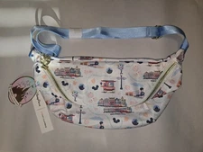NEW Disney Parks Stoney Clover Lane Main Street White JUMBO Fanny Pack Hip Bag