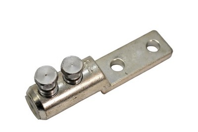 PCL51 4/0 AWG -500 Kcmil Two Hole Shear Bolt Connector Brand New