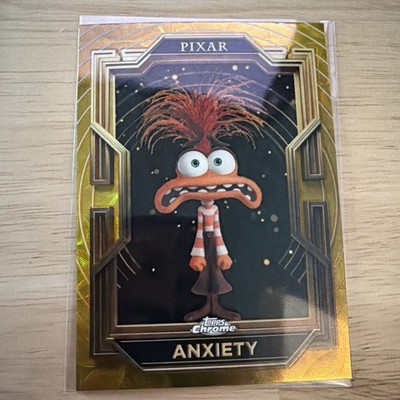2025 Topps Pixar Gold Anxiety Gilded Pixar #95 Inside Out 2 | eBay