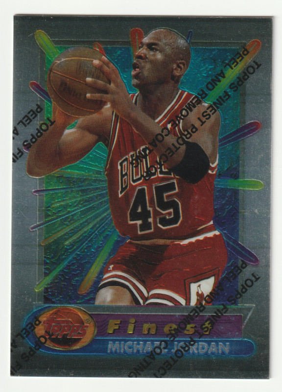 94-95 Topps Finest Michael Jordan - Michael Jordan Cards