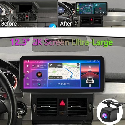 12.3'' 2K 64GB CarPlay For Benz X204 2008-2012 NTG 4.0 Car Stereo GPS Radio +AHD