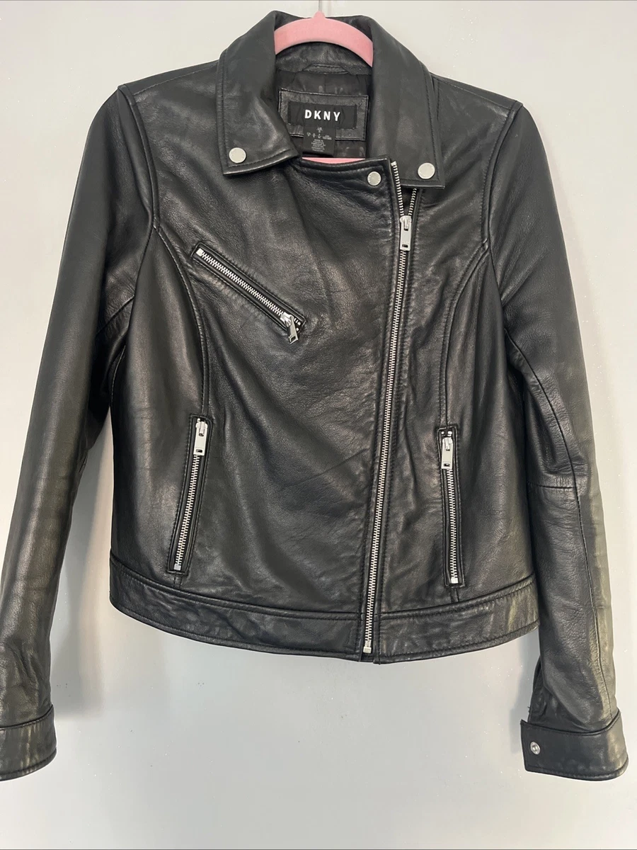 DKNY Leather Outer Shell Coats, Jackets & Waistcoats for Women for