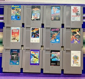 Great Lot of 12 Nintendo NES Games !! Clean,  Authentic, Tested ** NO RESERVE **