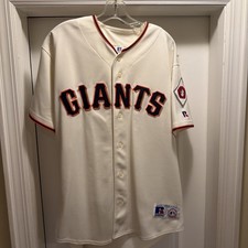 Authentic Russell Athletic San Francisco Giants Jersey Men's LG #19 Alvin Dark