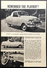 &ldquo;Remember the Playboy?&rdquo; 1959 pictorial Playboy Motor Corp.