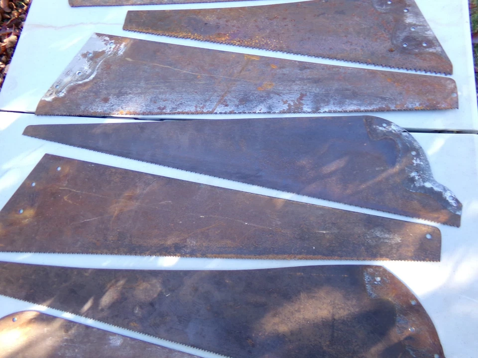 Hand Saw Blades Lot of 12 Woodworking Tools Craftsman Disston - Image 4 of 4