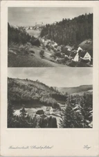 AK * Freudenstadt Christophstal 740 m above sea level - double picture card (...