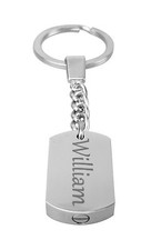 Cremation Jewelry - Memorial Ash Urn Keychain Personalised Engraving Available