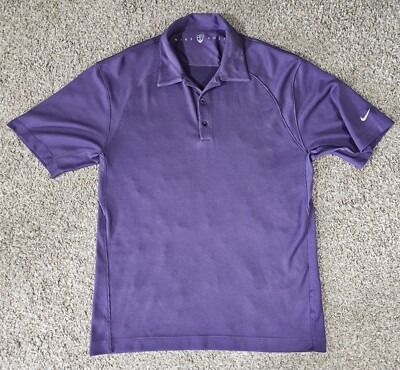 purple nike golf shirt