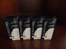 Lot Of 4 SensatioNail Invincible Gel Nail Polish Clear 0.25fl oz/7.39ml