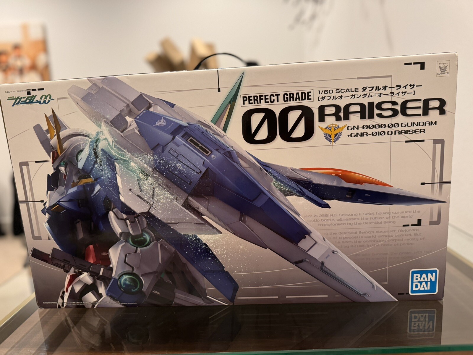 PG 新しく 00 RAISER 1/60 スケール ダブルオーライザー 未組み立て
