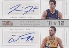 2012-13 Panini National Treasures - Evan Fournier/Jimmer Fredette #80