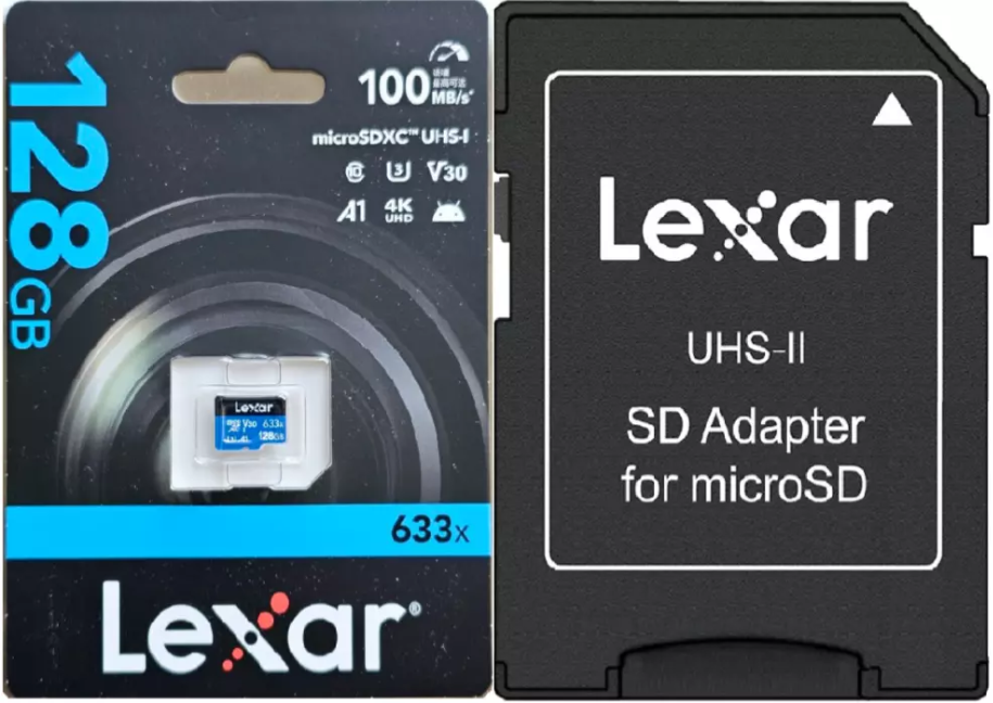 Buy INTEGRAL V30 Class 10 MicroSD Memory Card W/ Adapter- 128 GB - View #2