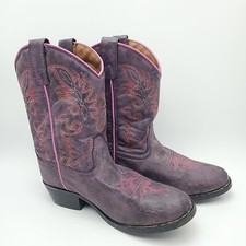 Dan Post Boot Company Purple Pink Cowboy Boots   Children  s Size 1.5D   Style LC