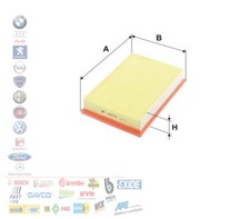 FILTRO ARIA CHEVROLET AVEO 2 TRE VOLUMI 1.2 1.3 1.4 1.6 20W14