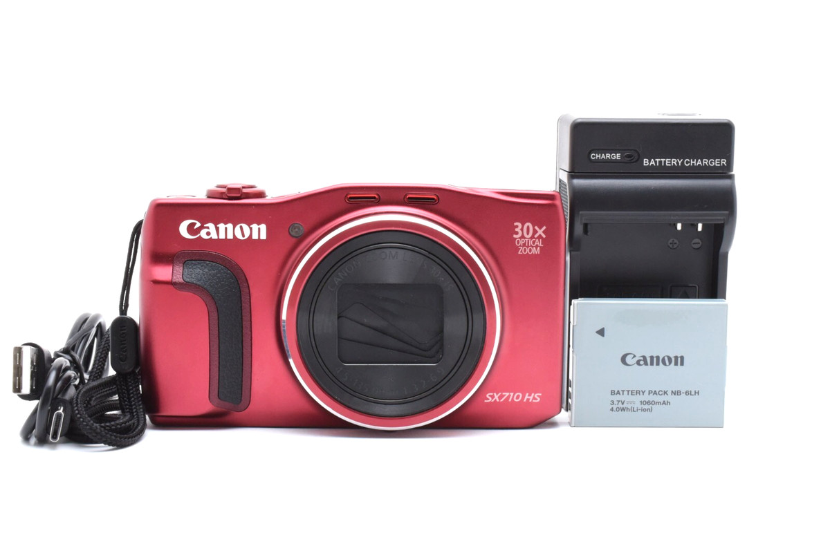 Canon PowerShot SX710 HS Red Compact Digital Camera English SD | eBay