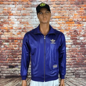 adidas shiny jacket