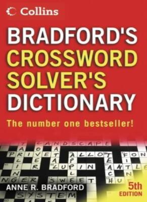 Collins Bradford's Crossword Solver's Dictionary By Anne R. Bra 