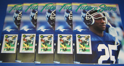 Rocket Ismail & Jeff Bagwell Beckett Future Star #6 October 1991 -  Lot of 5