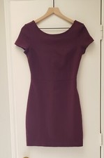 Banana Republic Dress Womens Size 4 Burgandy Boatneck Sheath Old Money