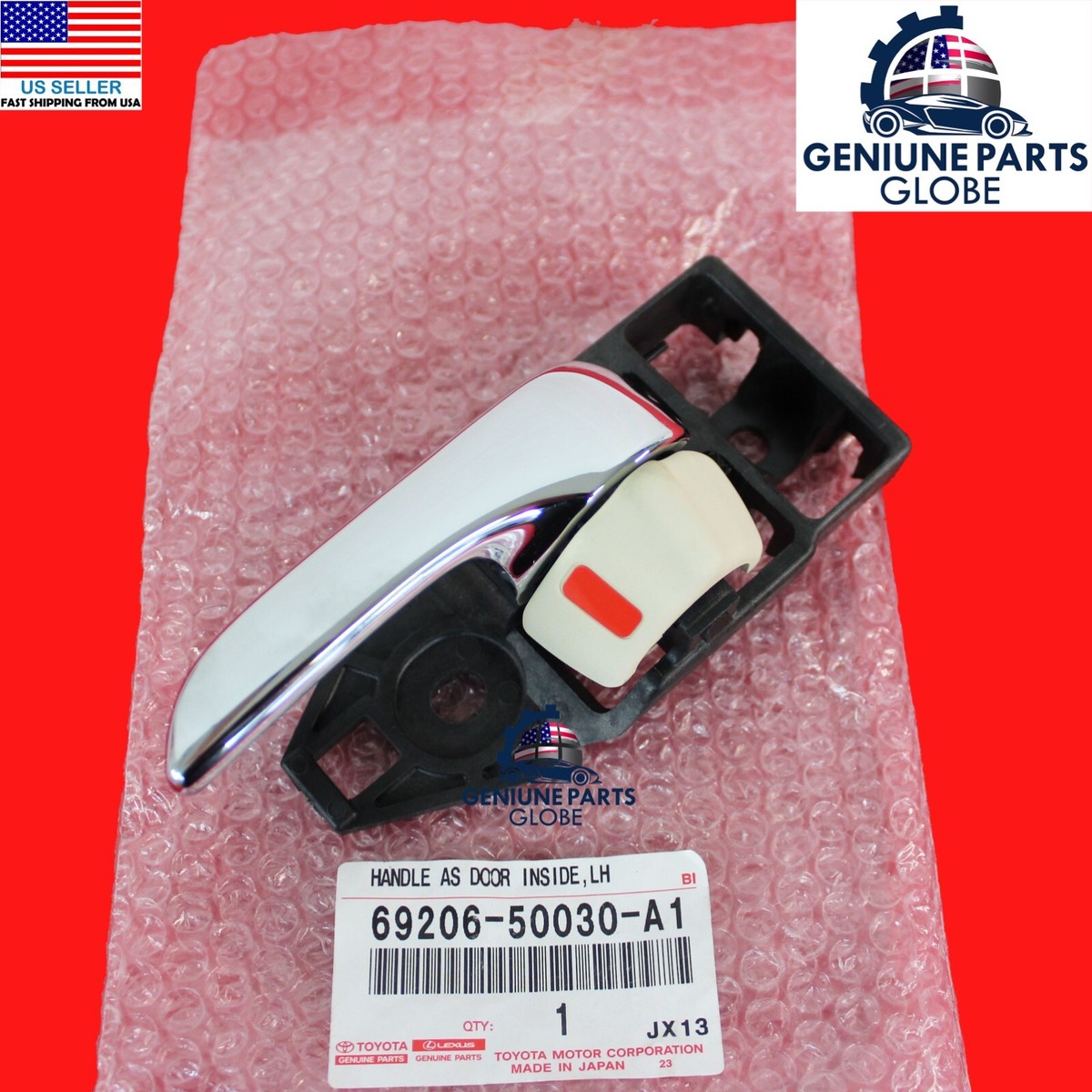 GENUINE OEM LEXUS 01-06 LS430 FRONT LEFT DOOR INSIDE HANDLE ECRU