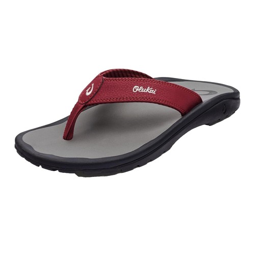 Olukai Hamani Leather Slip-on Mules Men display picture 2