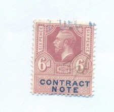BA02 - 0101 - KGV - 6d - Contract Note