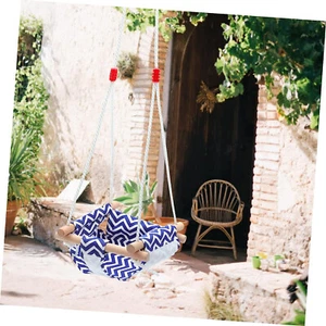 NEW $60 Toile bébé Suspension Swing w/ Coton Intérieur extérieur Hamac pour enfant