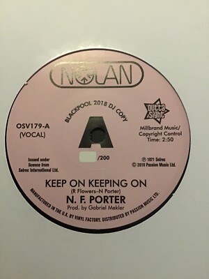 N. F Porter - Keep On Keep On / If I Could Only Be Sure - Demo