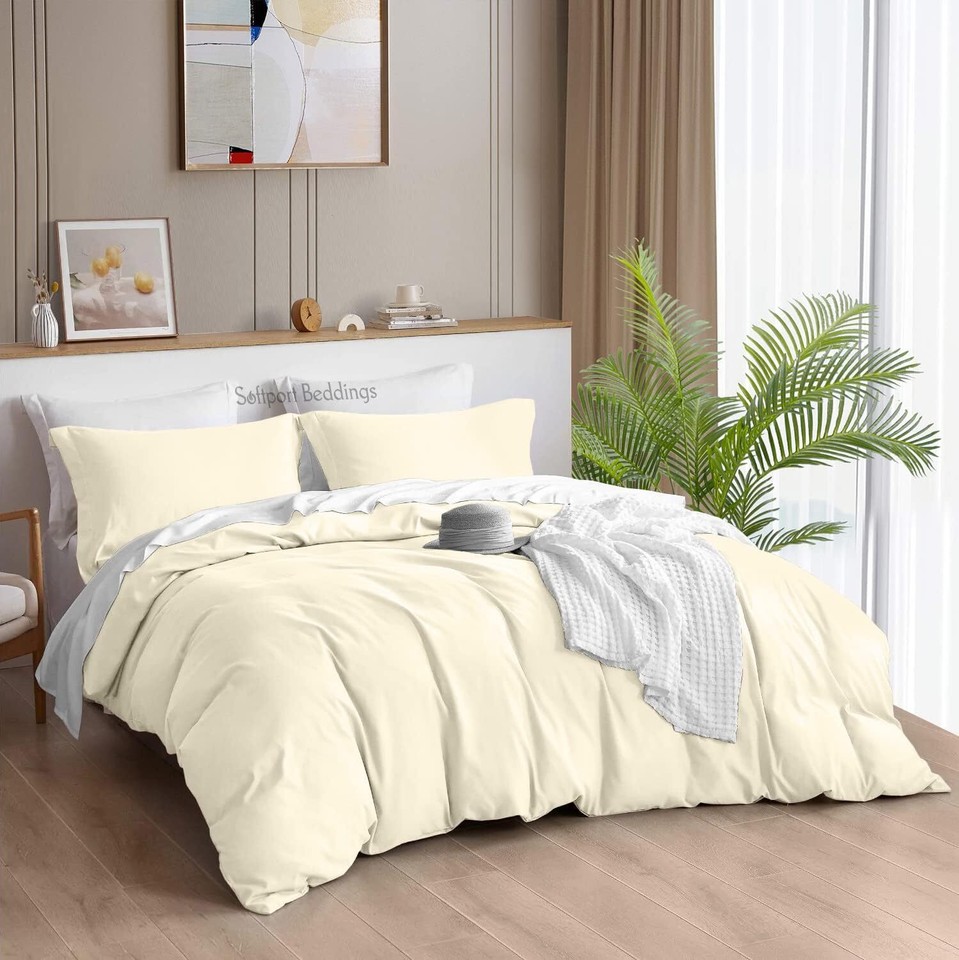 Cover Super King Plus 120x120 3 Piece Duvet Cover with 2 Pillow Shams