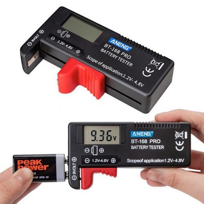 Digital Battery Capacity Volt Tester Check Battery Voltage Current Meter TeE*a5