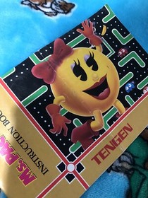 Nintendo NES Video Game Instruction Manual Ms. Pac-Man (Tengen)