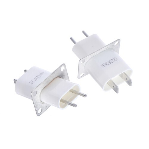 2pcs Microwave Oven Magnetron w/ Through-core Capacitor Pin Sockets Converter - Picture 3 of 9