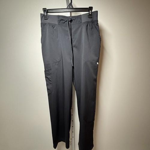 Scrubstar Premium Scrubwear Pants Elastic Drawstring Waist Pockets Dark Gray S