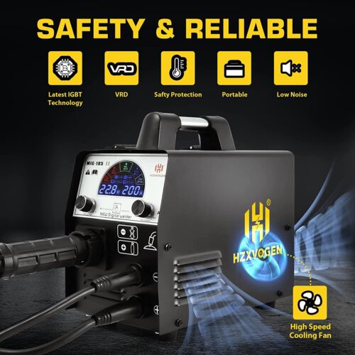 MIG250 IGBT MIG MAG Inert Gas Welder with 250 Amp FLUX Flux Cored Wire MMA TIG - Picture 5 of 13