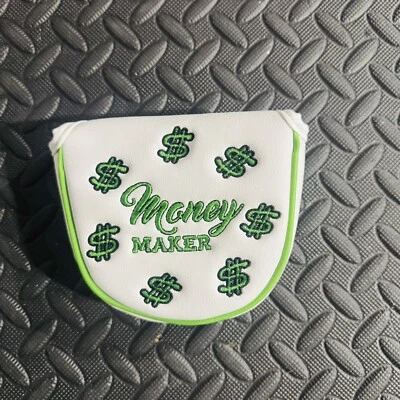NEW Money Maker Lucky Mallet Putter Head Cover 10 11 2 Ball Lab Odyssey Sigma 2