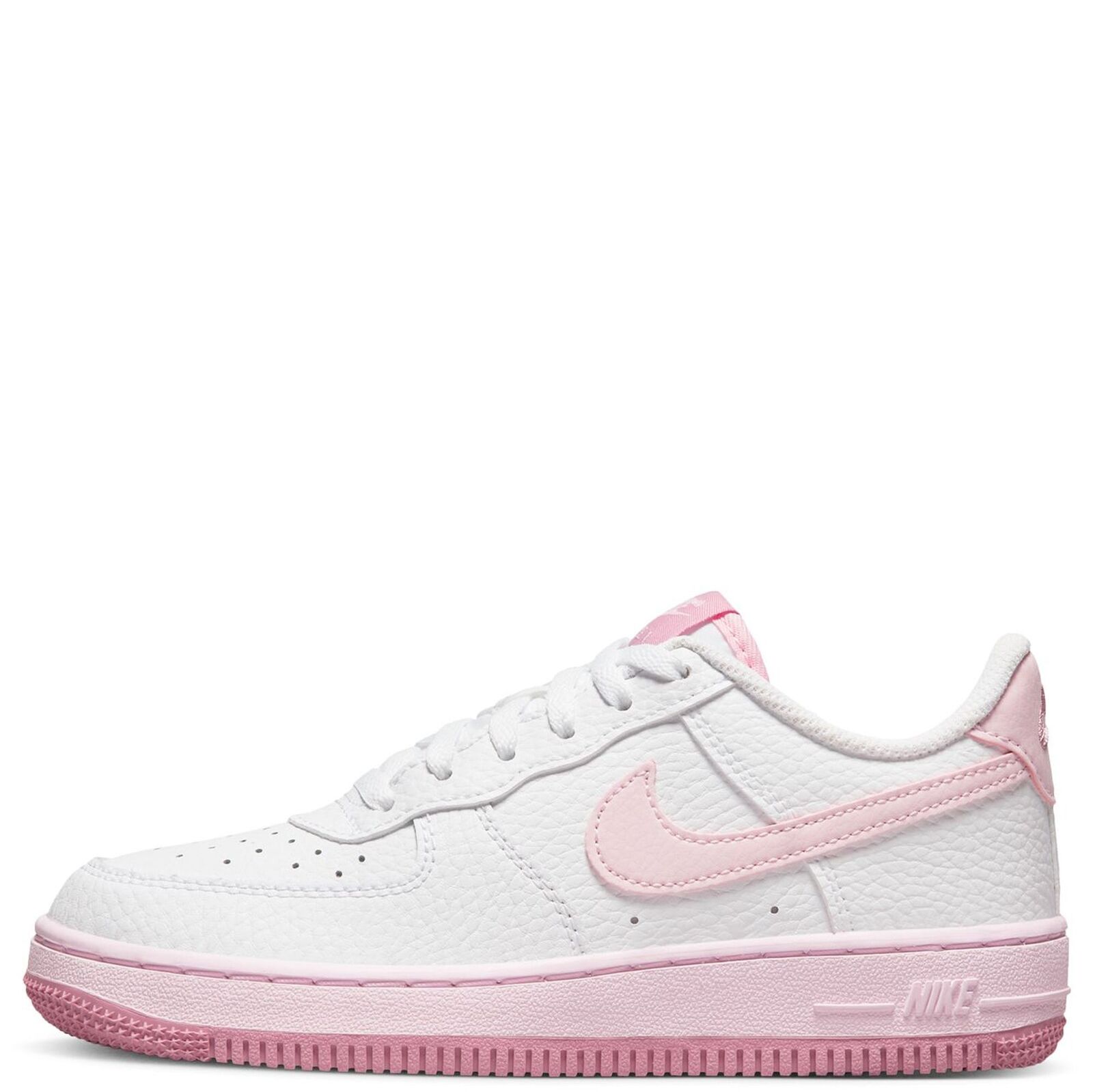 Детские кроссовки Nike Force 1 из пенопласта белого/розового цвета (CZ1685 107)