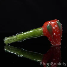 6" Strawberry Shape Hammer Tobacco Smoking Pipe Thick Collectible Pipes - P380A