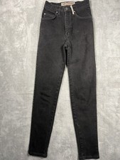 Vintage Levi’s 900 Series Juniors 3 Black Jeans High Rise Tapered Leg USA Made