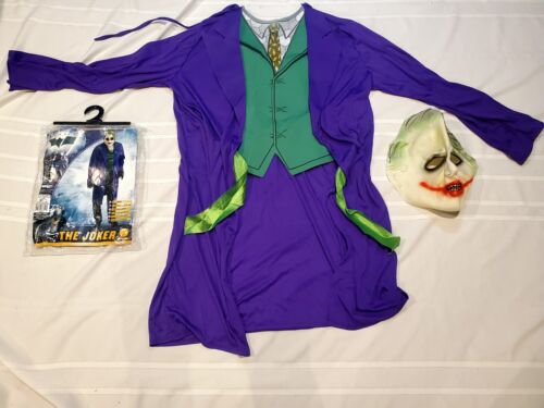 Rubie's Batman The Dark Knight The Joker Men's Size Medium Costume Mask DC Comic - Afbeelding 1 van 18