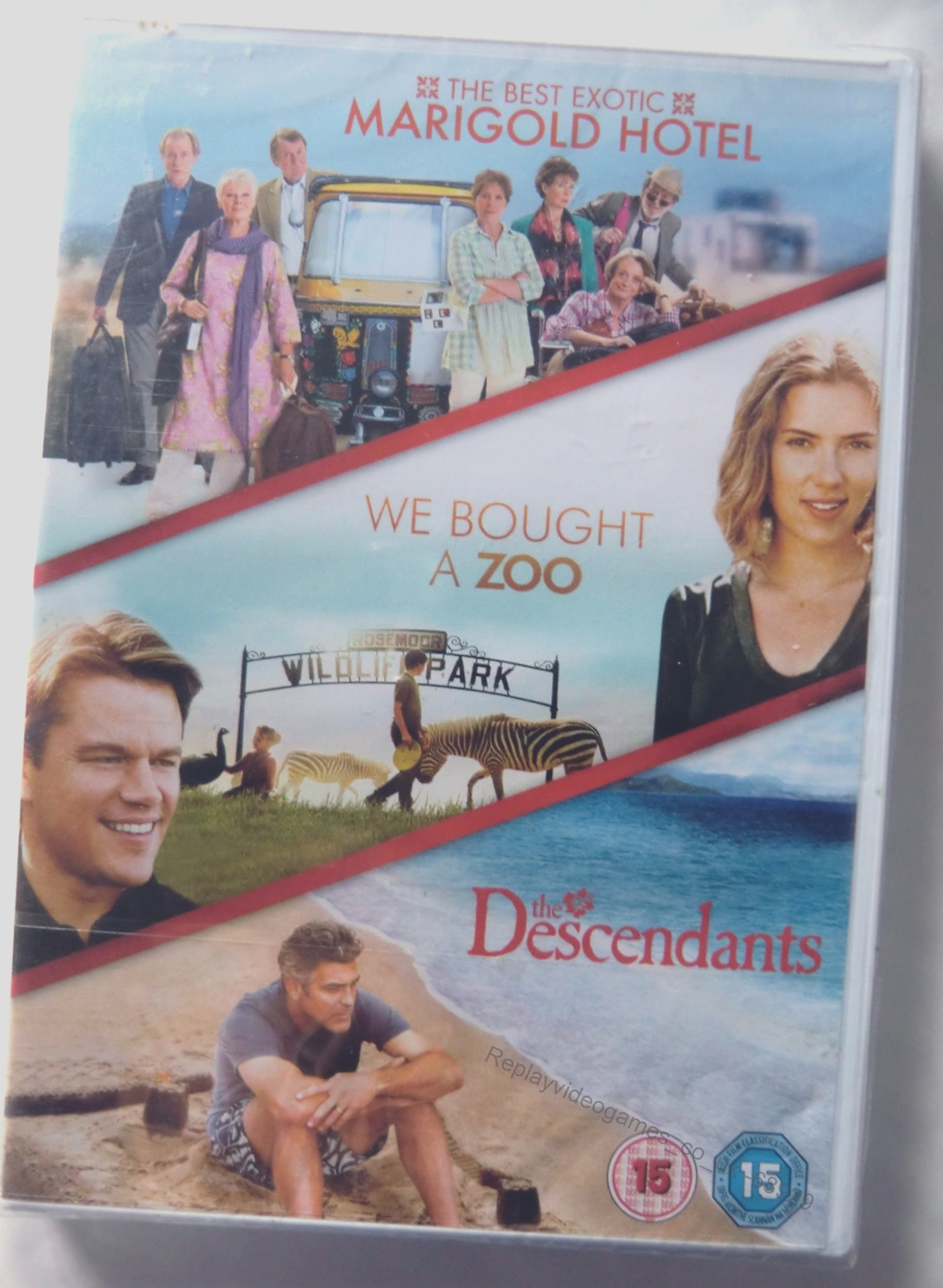 68929 DVD - The Best Exotic Marigold Hotel / We Bought A Zoo / The Descendants [