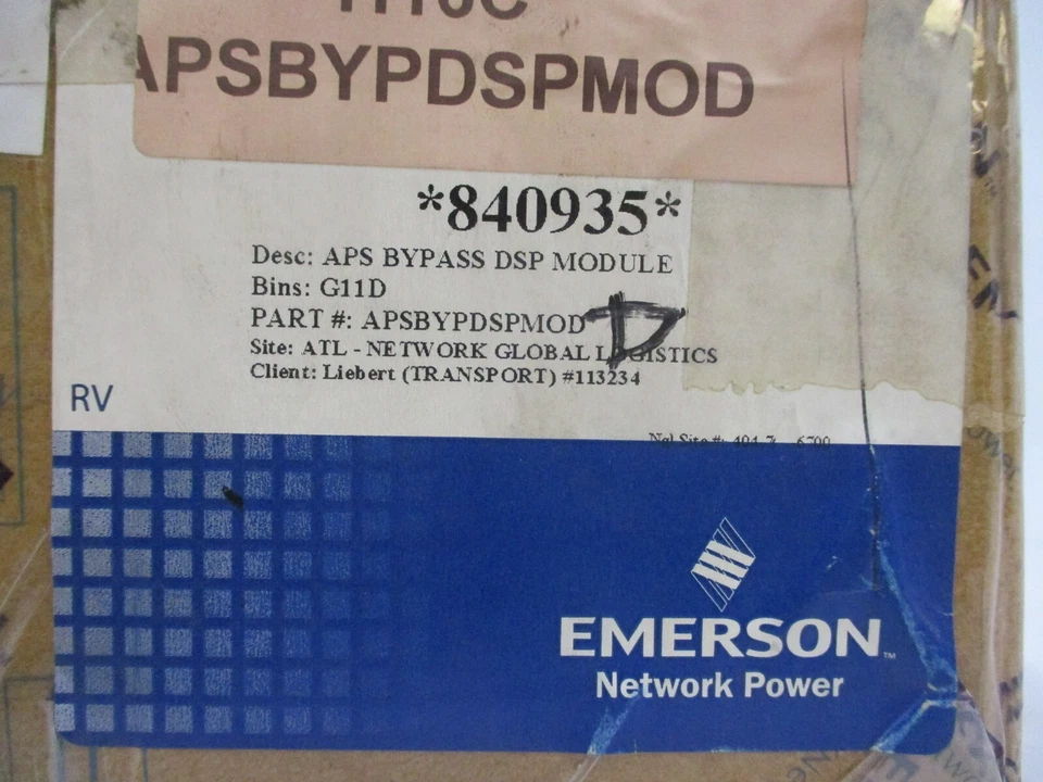 NOVO Módulo DSP Emerson Network Power APSBYPDSPMOD APS Bypass Liebert - Imagem 2 de 4