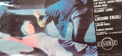 Death Walks on High Heels ORIGINAL Italian 1971 POSTER Giallo Nieves Navarro - Picture 2 of 5
