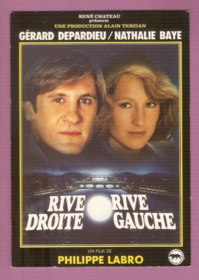 P.Labro postcard film: RIGHT BANK LEFT BANK ed Nugeron E286/DEPARDIEU