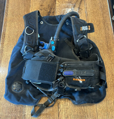 DACOR THE RIG Weight Integrated BCD with Low Pressure Inflator Size M ...