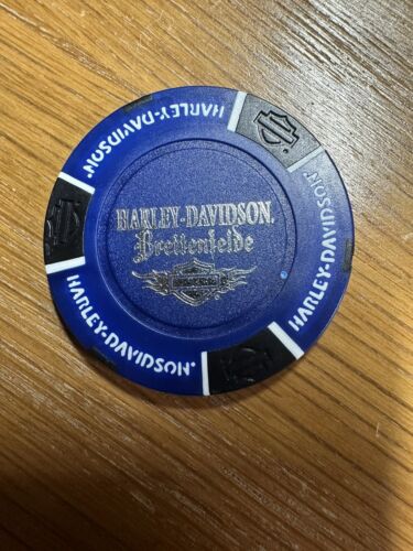 1 orig. Harley-Davidson Pokerchip Breitenfelde, Niemcy - Zdjęcie 1 z 2